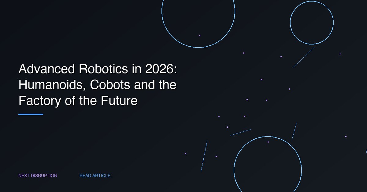 Humanoids, Cobots, Factories