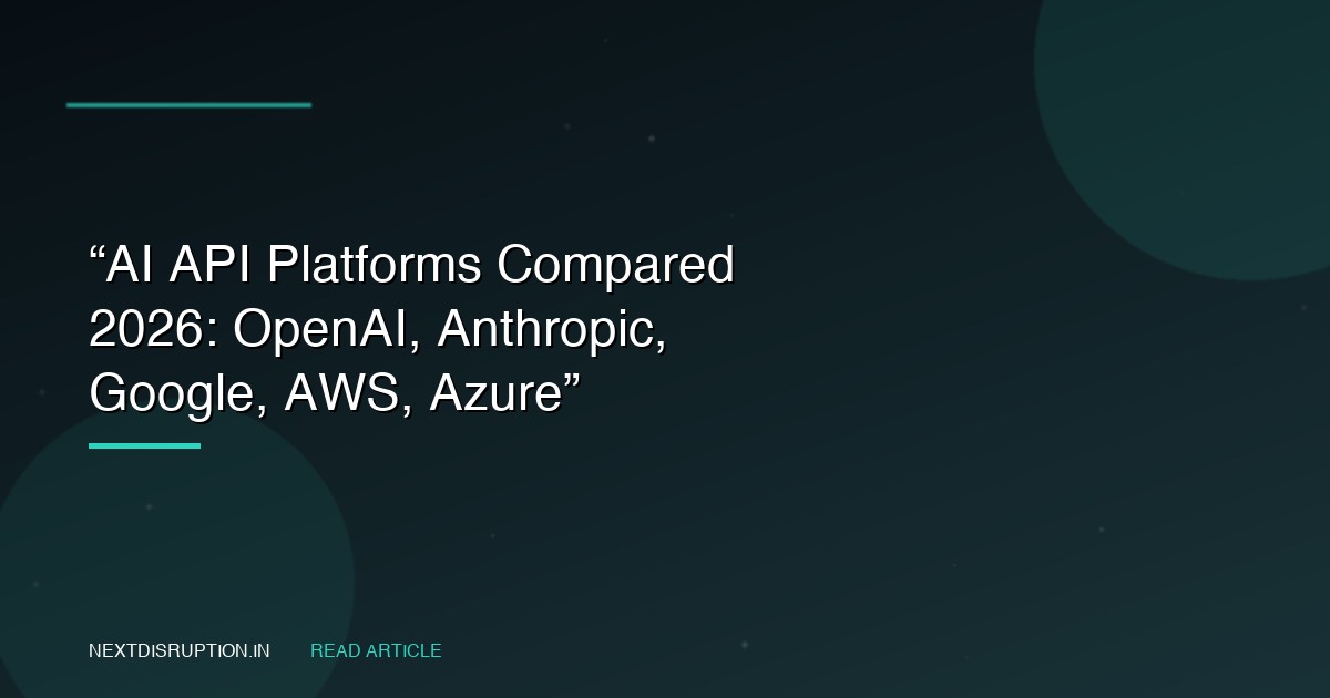 OpenAI, Anthropic, Google, AWS