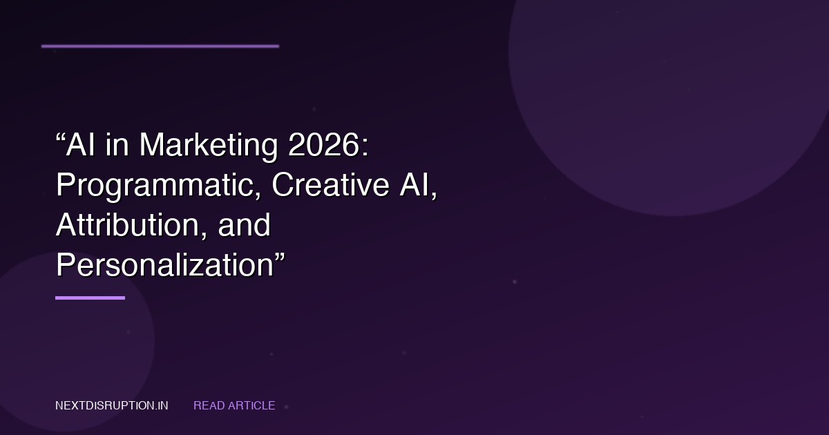 Programmatic and Creative AI